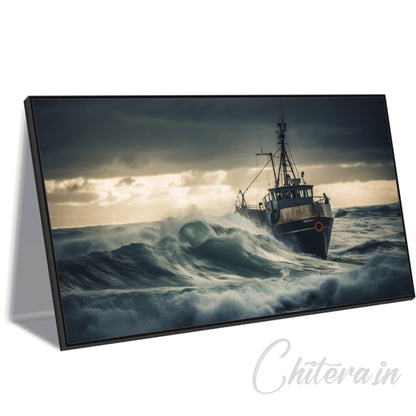 Boating view Canvas Print Wall Painting