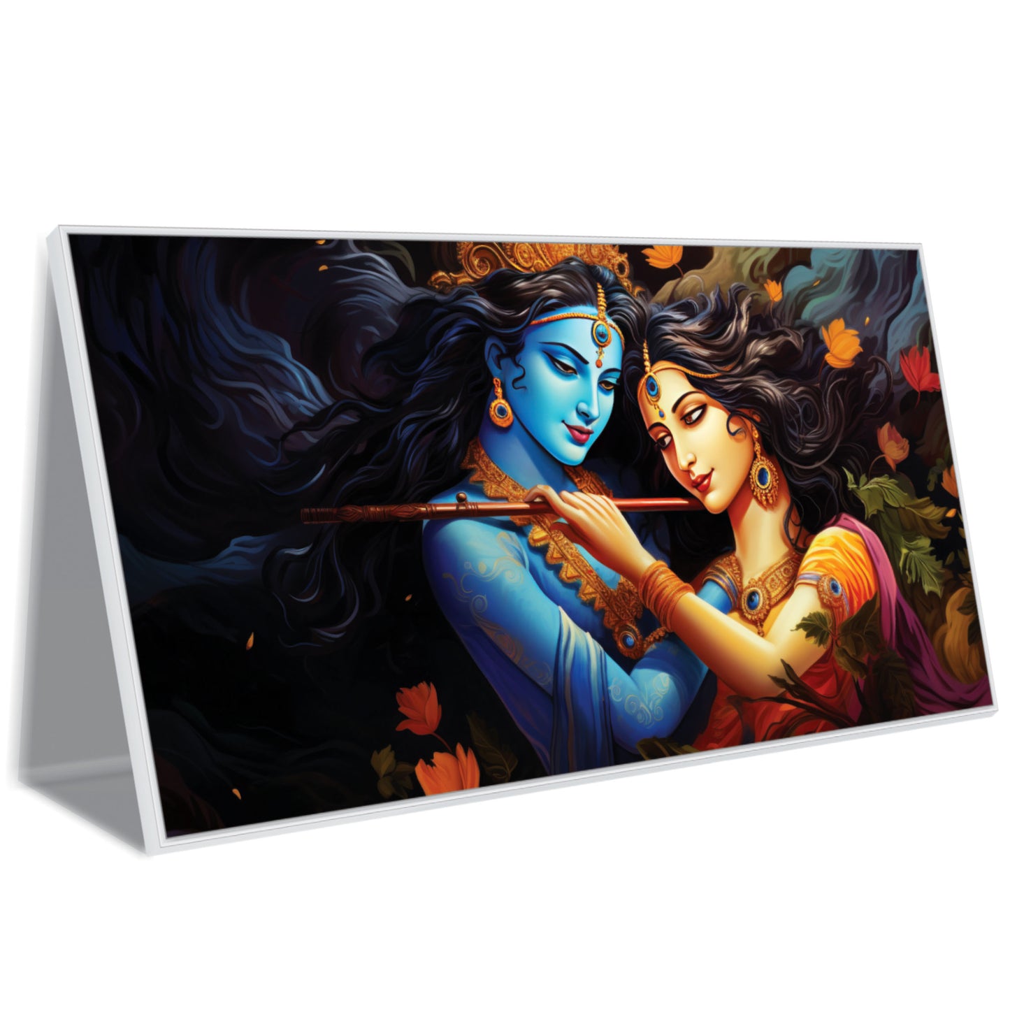 Radha Krishna beautiful art Canvas Wall Painting