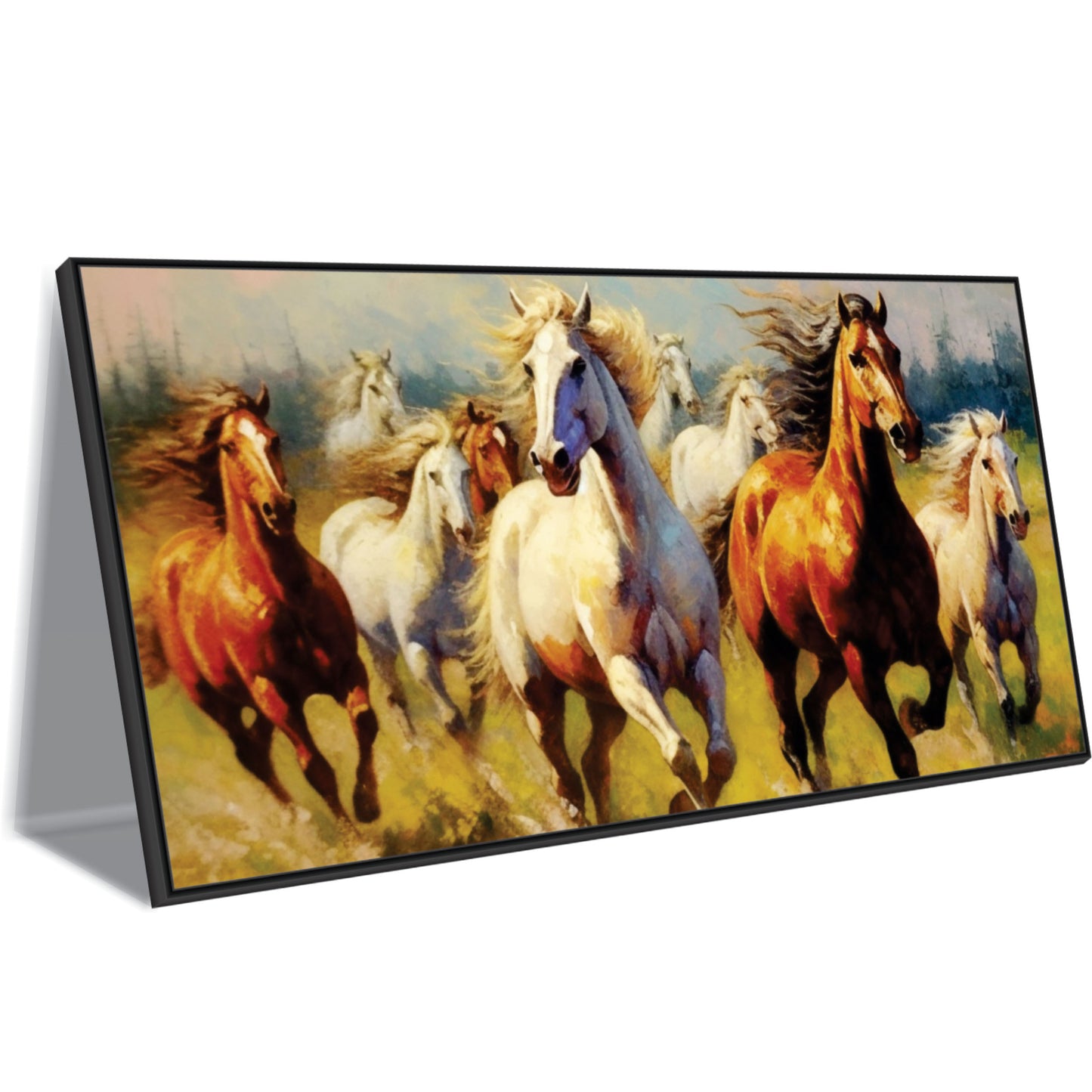 Running horse art Canvas Print Wall Painting