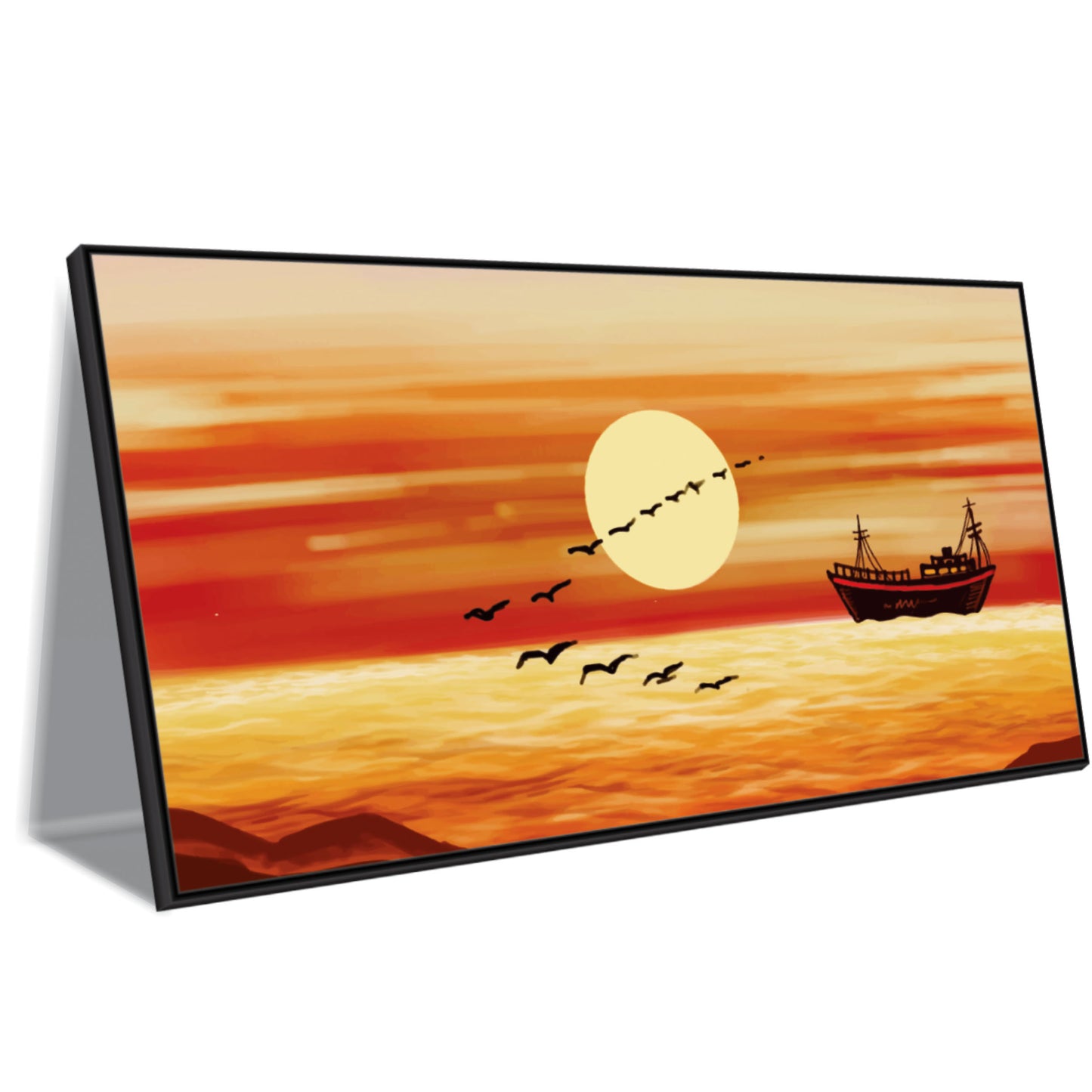 Boating view Canvas Print Wall Painting