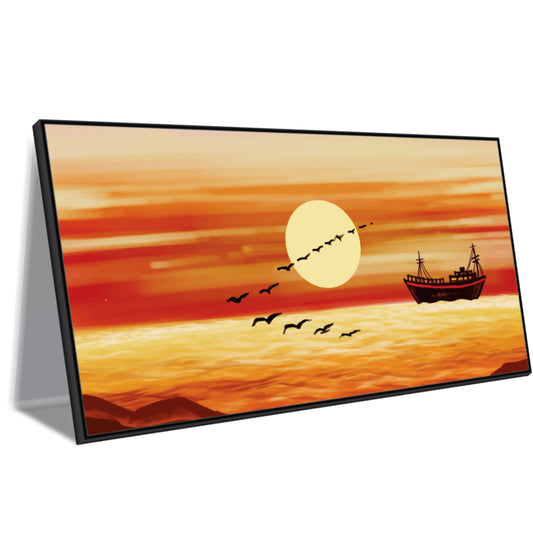 Boating view Canvas Print Wall Painting