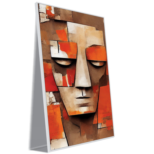 Abstract Face Art Canvas Painting