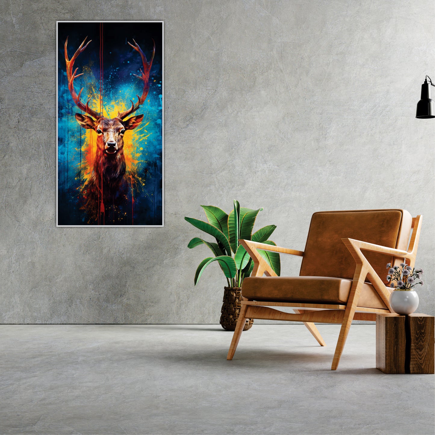 Deer Canvas art Wall Painting