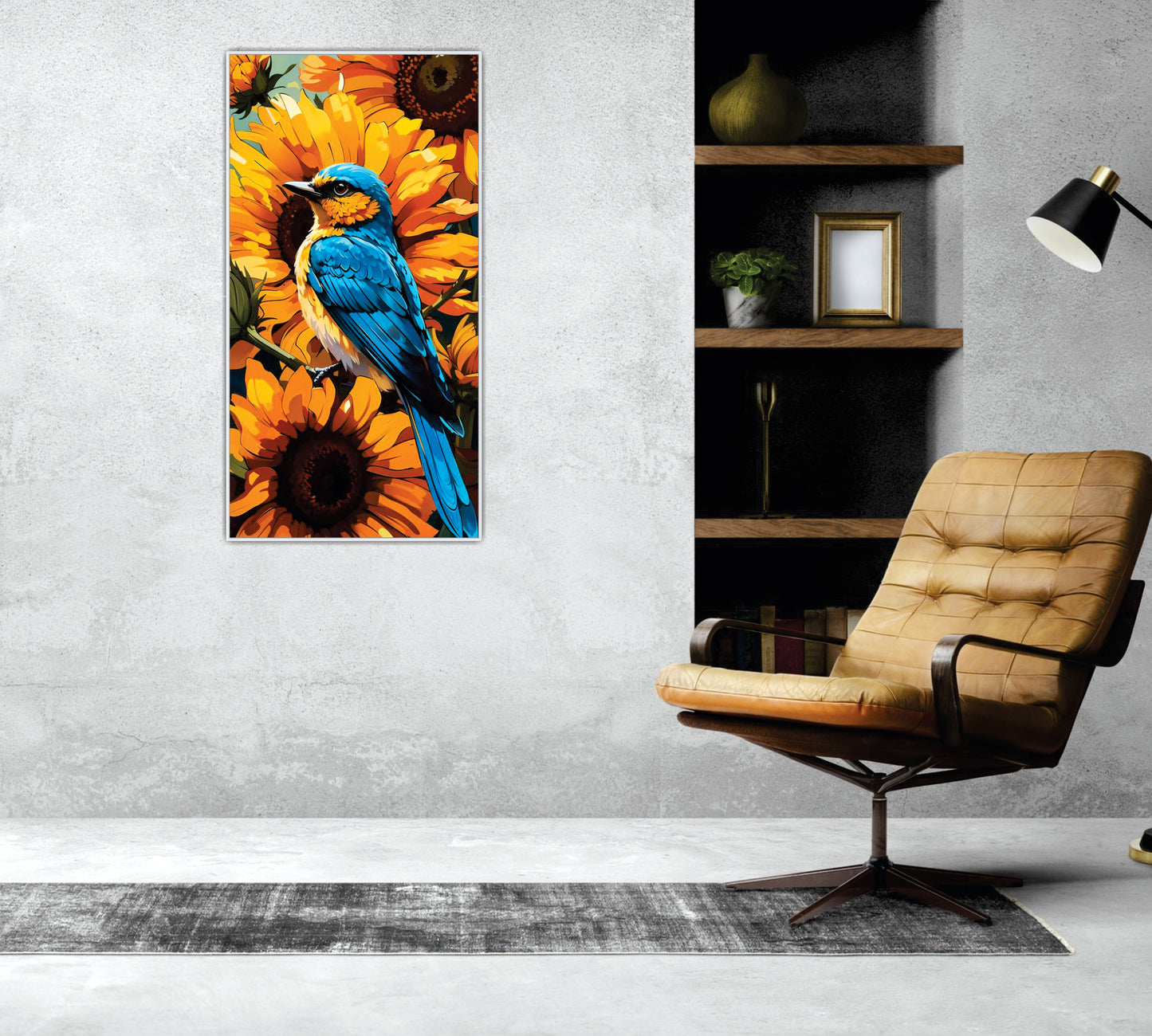 Colorful bird Canvas Art Wall Painting