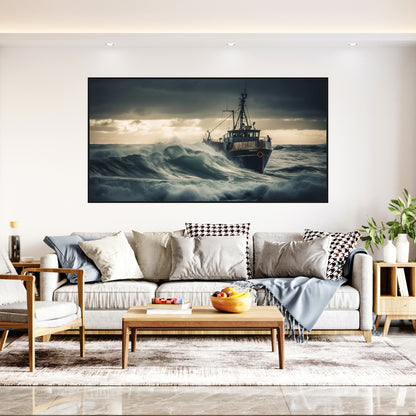 Boating view Canvas Print Wall Painting