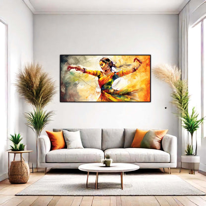 Colorful Rhythm – The Spirit of Tradition Canvas Wall Art
