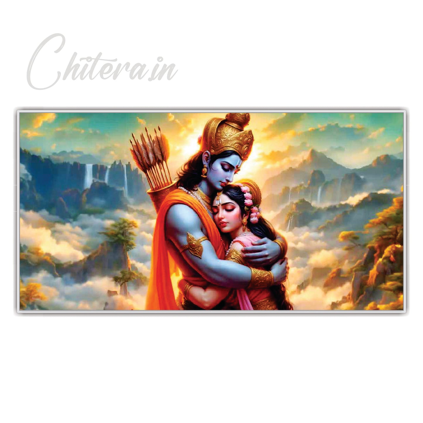 Lord Sita Ram Canvas Art Wall Painting