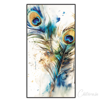 Peacock feather Canvas art Print Wall Painting