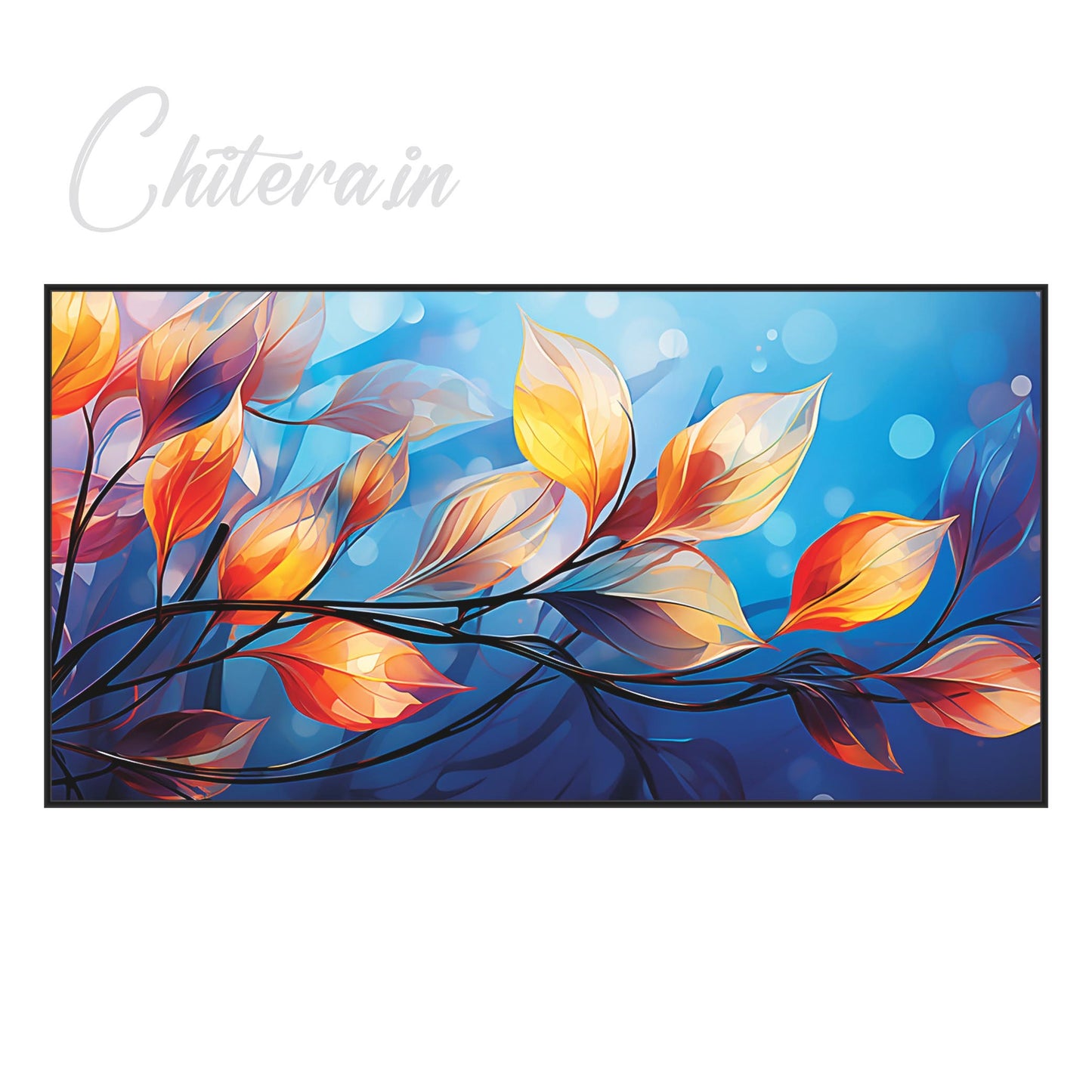 Autumn Colorful Leaves Canvas Art Wall Painting