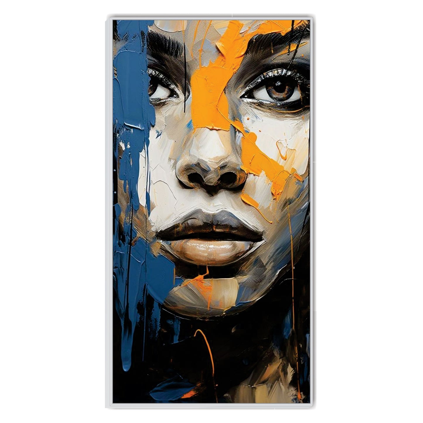 Girl Face 3D Canvas Art Wall Painting