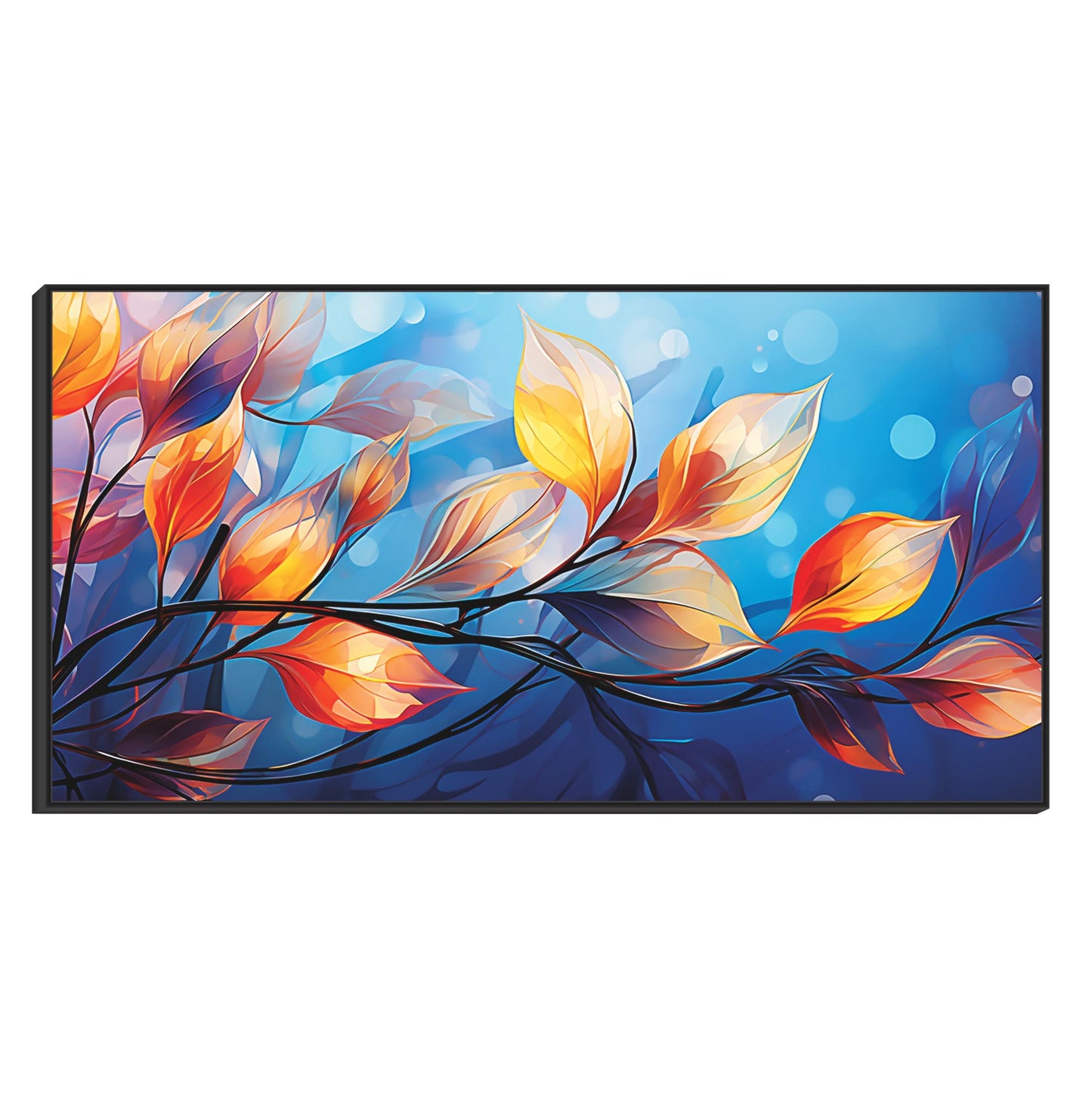 Autumn Colorful Leaves Canvas Art Wall Painting