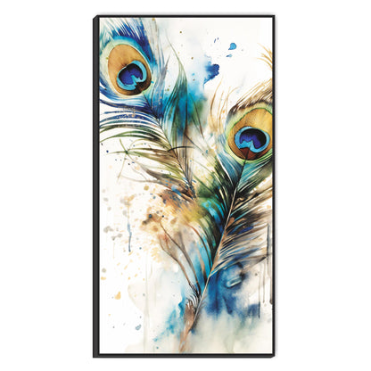 Peacock feather Canvas art Print Wall Painting