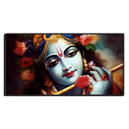 Krishna flute Canvas Art Wall Painting