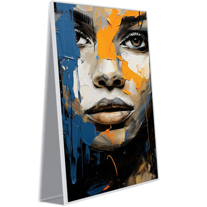 Girl Face 3D Canvas Art Wall Painting