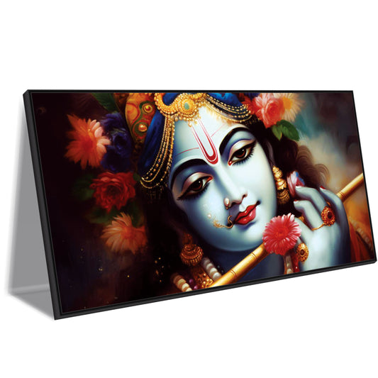 Krishna flute Canvas Art Wall Painting