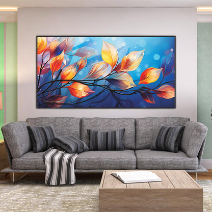 Autumn Colorful Leaves Canvas Art Wall Painting