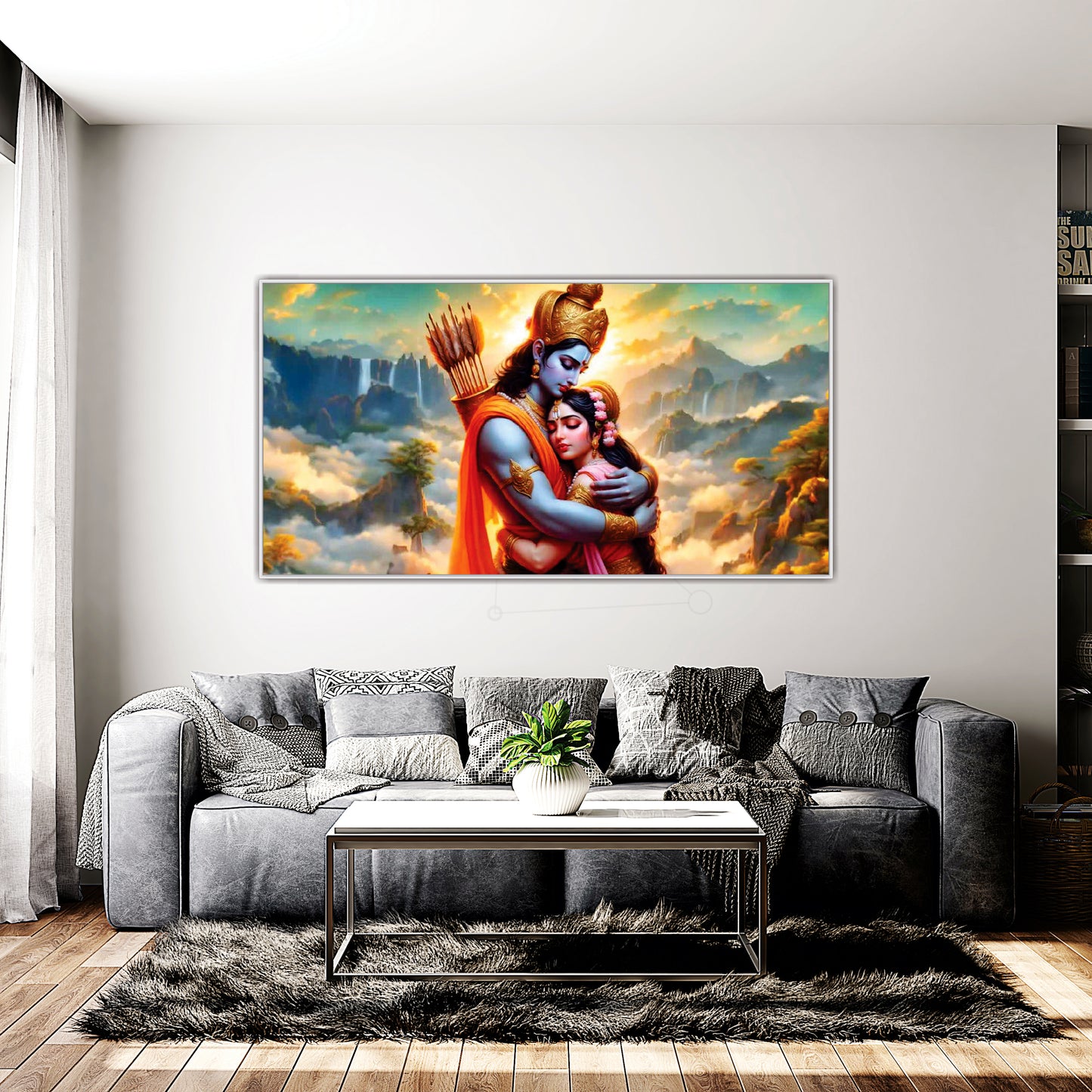 Lord Sita Ram Canvas Art Wall Painting