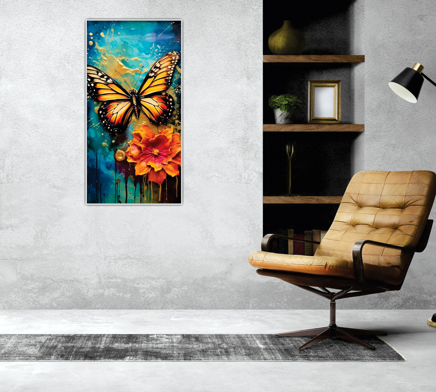 butterfly Canvas Art Print Wall Painting