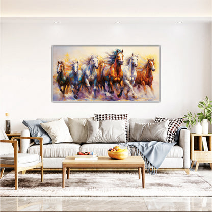 Gallop of Glory Canvas Wall Art.
