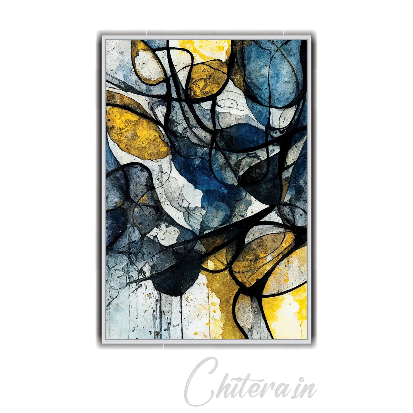 Color block art Canvas Print Wall Painting