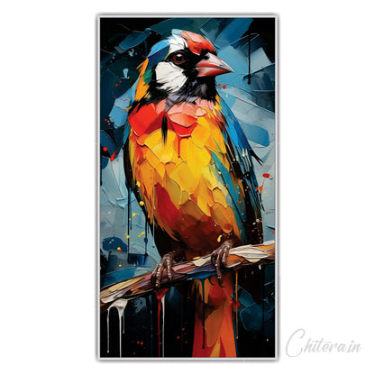 Colorful bird Canvas Art Wall Painting