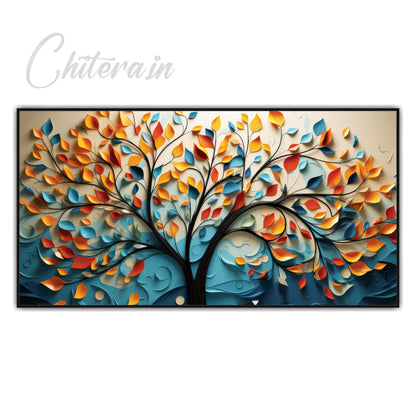 3D Tree art Canvas Print Wall Painting