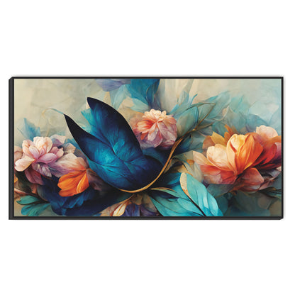 Enchanted Bloom: A Canvas Painted with 3D Blossoms in a Blush of Color