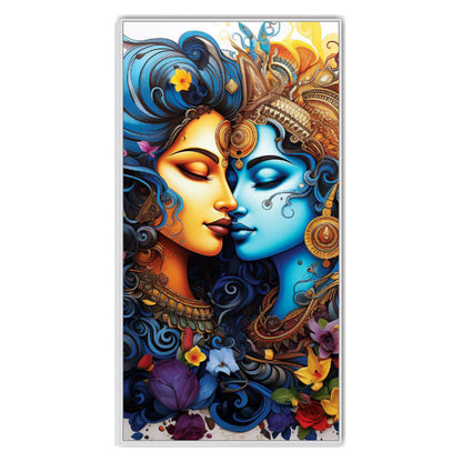 Radha Krishna beautiful art Canvas Wall Painting