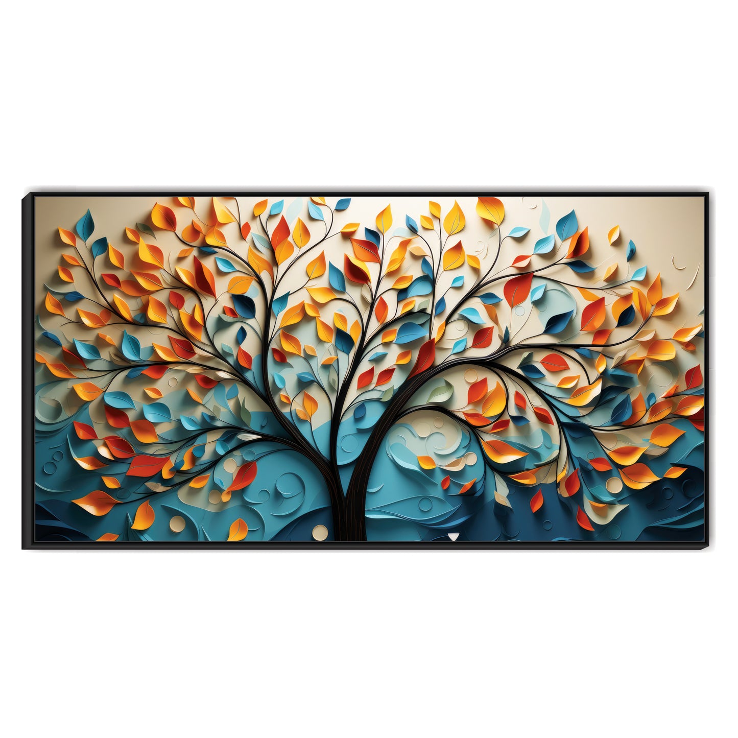 3D Tree art Canvas Print Wall Painting