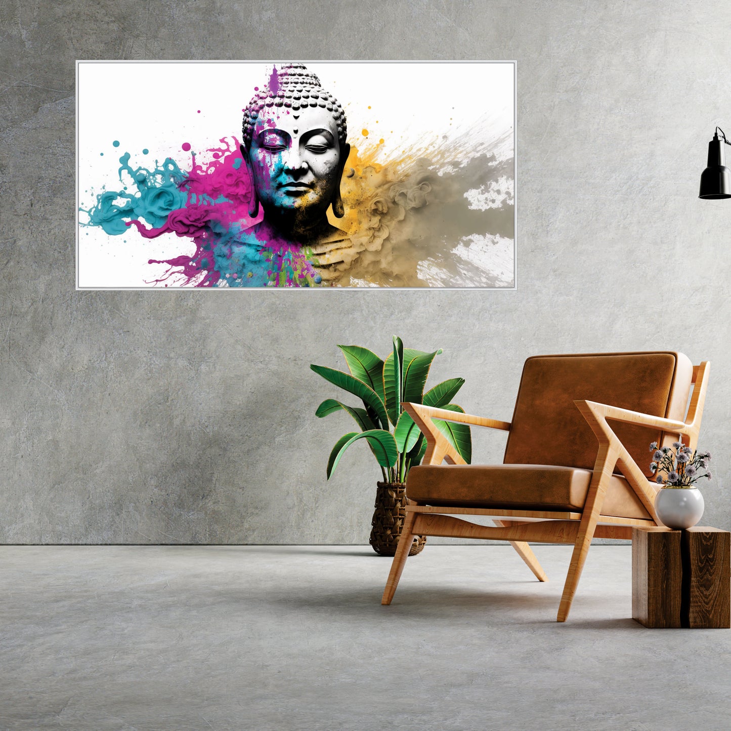 3D Lord Buddha Canvas Art Canvas Print Wall Painting