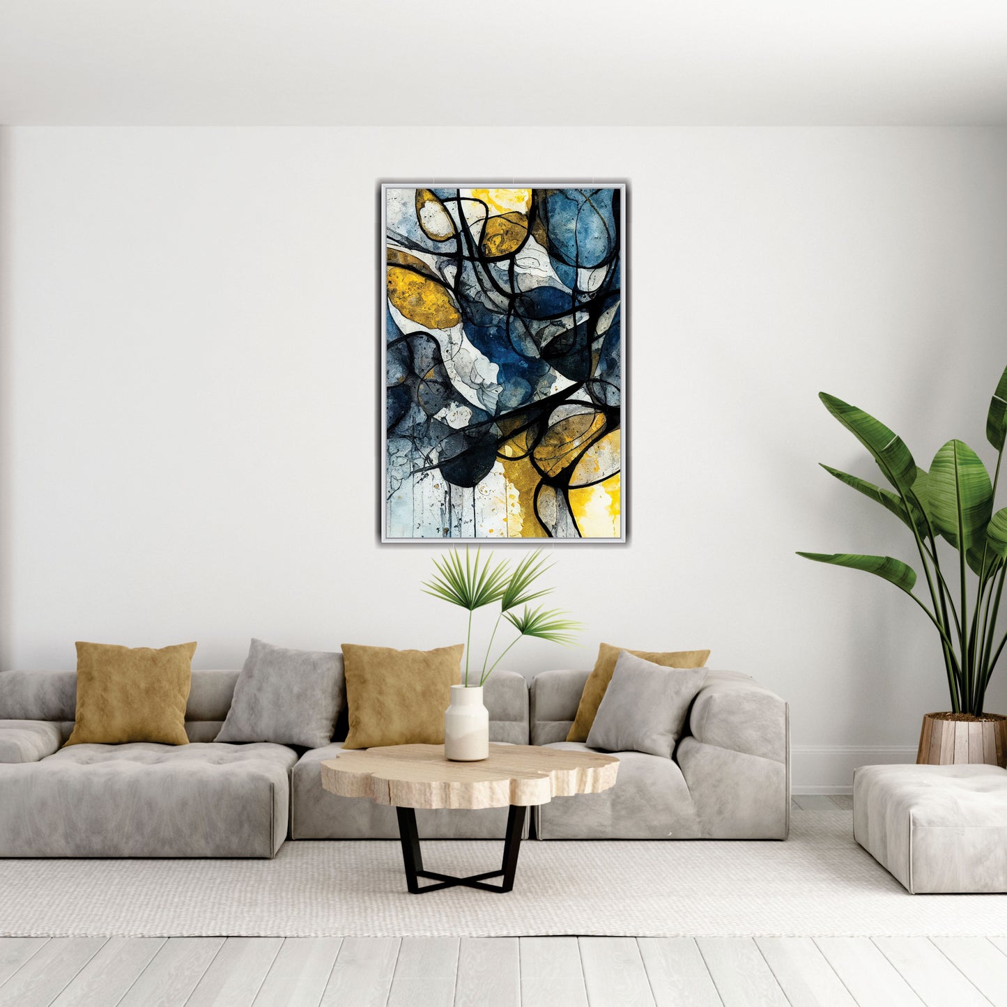 Color block art Canvas Print Wall Painting