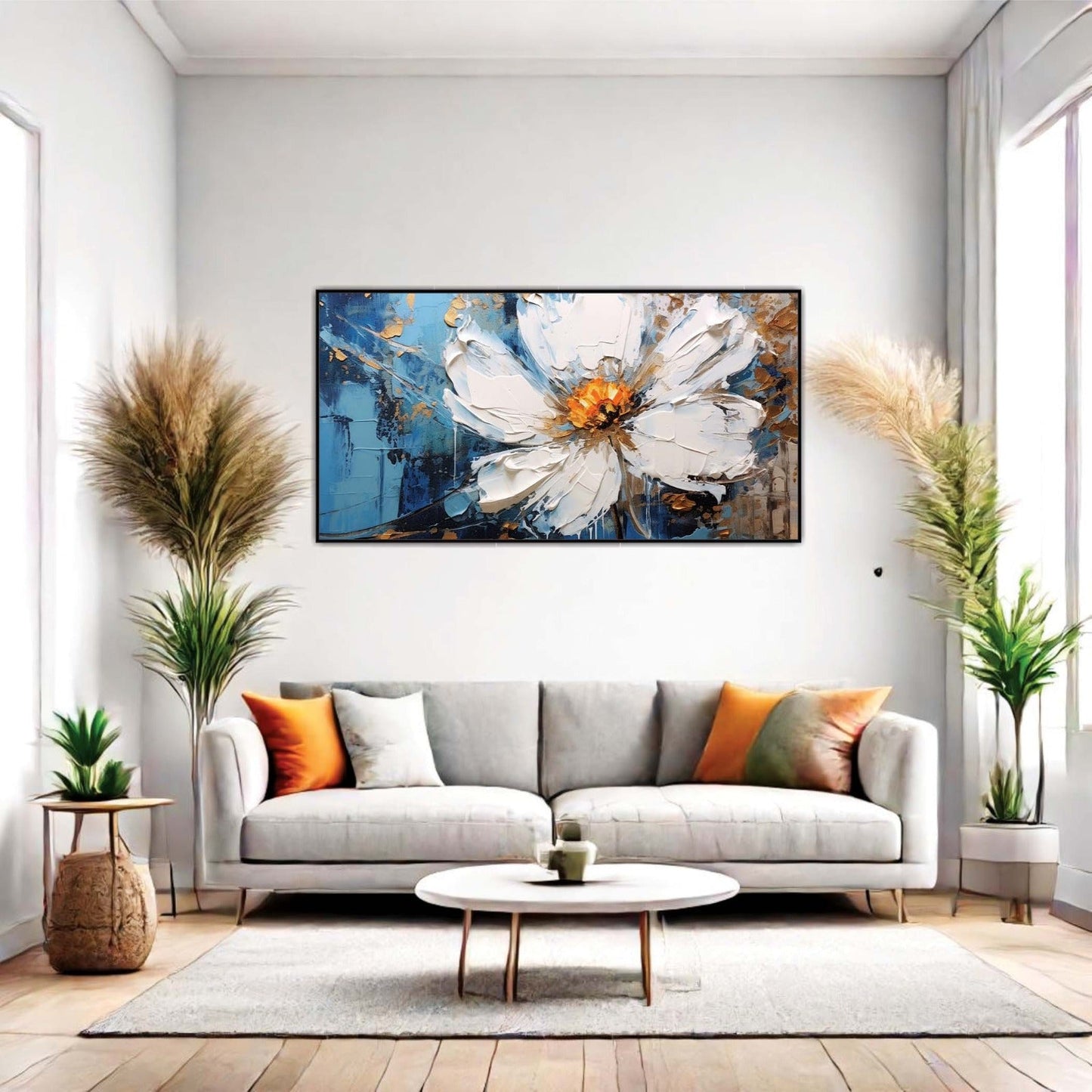 Textured Petal Passion Canvas Art Wall Painting