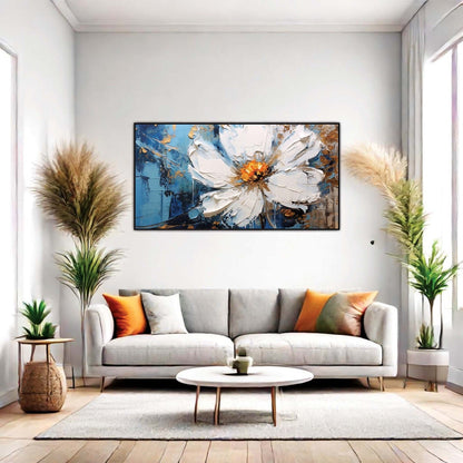 Textured Petal Passion Canvas Art Wall Painting