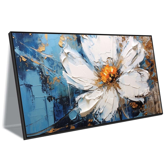 Textured Petal Passion Canvas Art Wall Painting