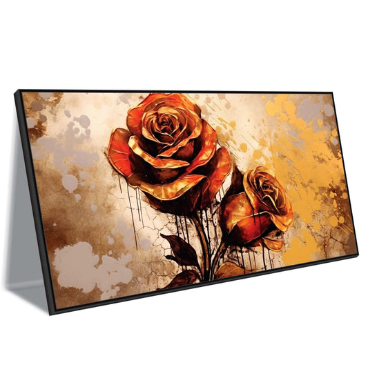 Rustic Roses Canvas Wall Art
