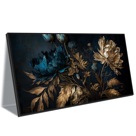 Regal Bloom Canvas Wall Art