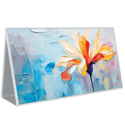 Colorful Abstract Flower Canvas Wall Art