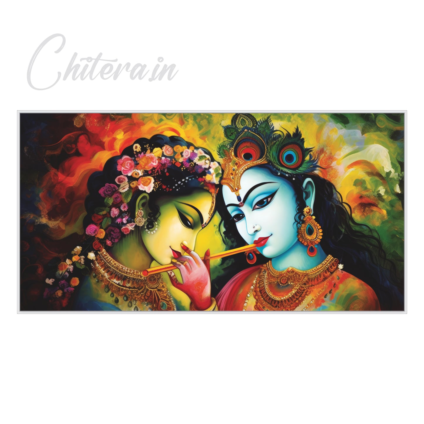 Radha Krishna Canvas Painting