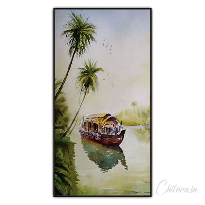 Boating view Canvas Print Wall Painting