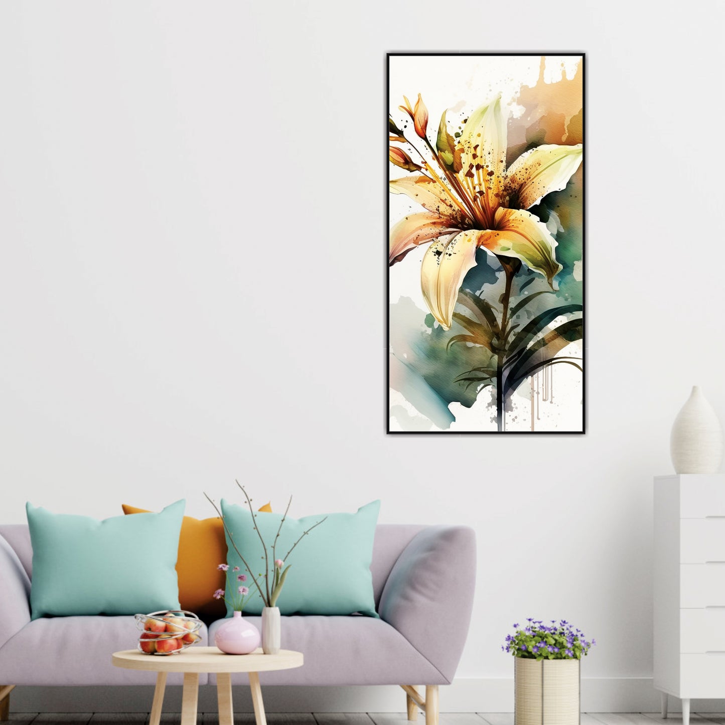 Flower art Canvas Print Wall Painting