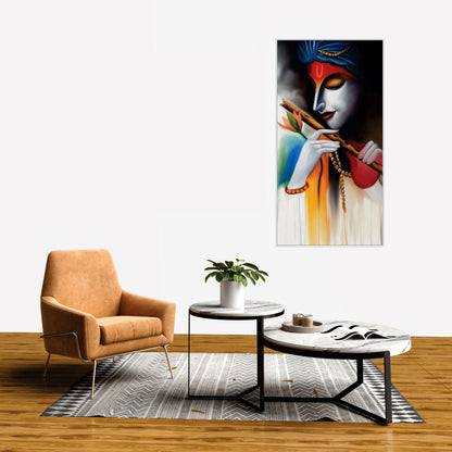 Krishna flute Canvas Art Wall Painting