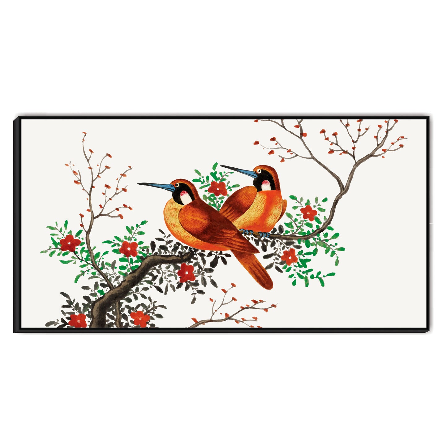 Bird on tree Canvas art Print Wall Painting