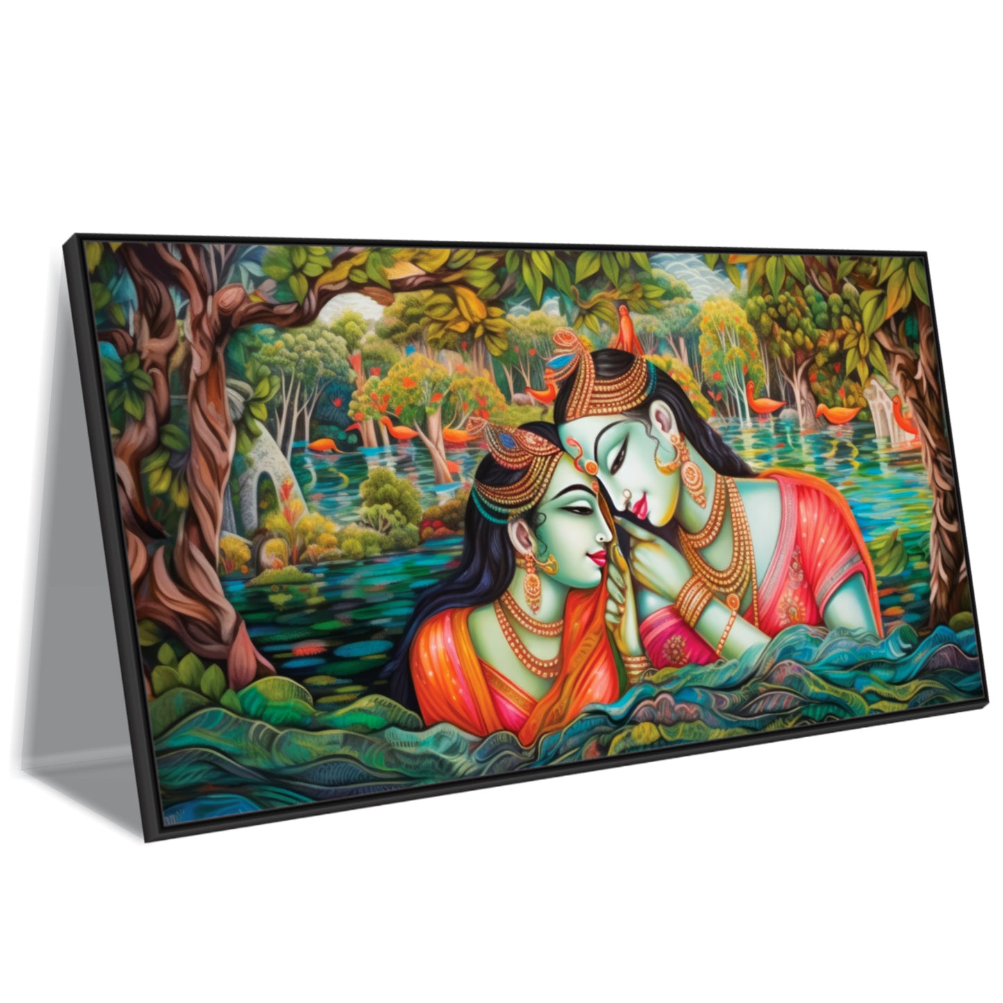 Radha Krishna Canvas Art Wall Painting