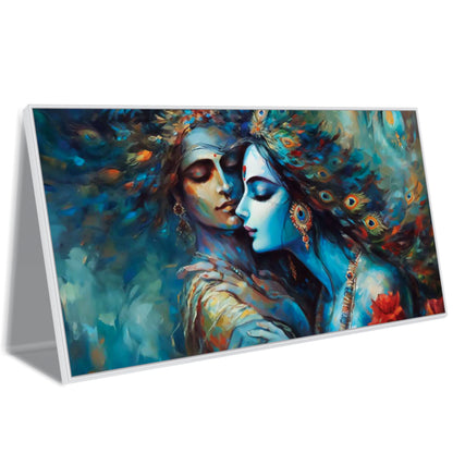 Radha Krishna beautiful art Canvas Wall Painting