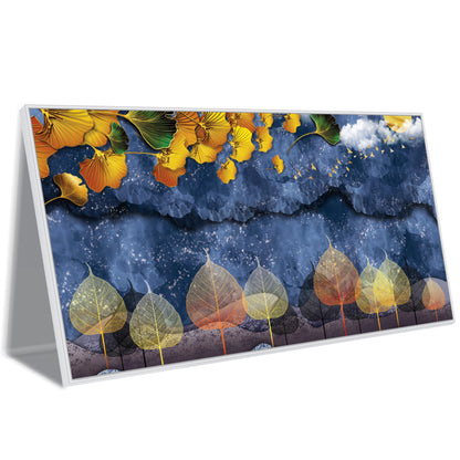 Flower and Leaves Canvas Art