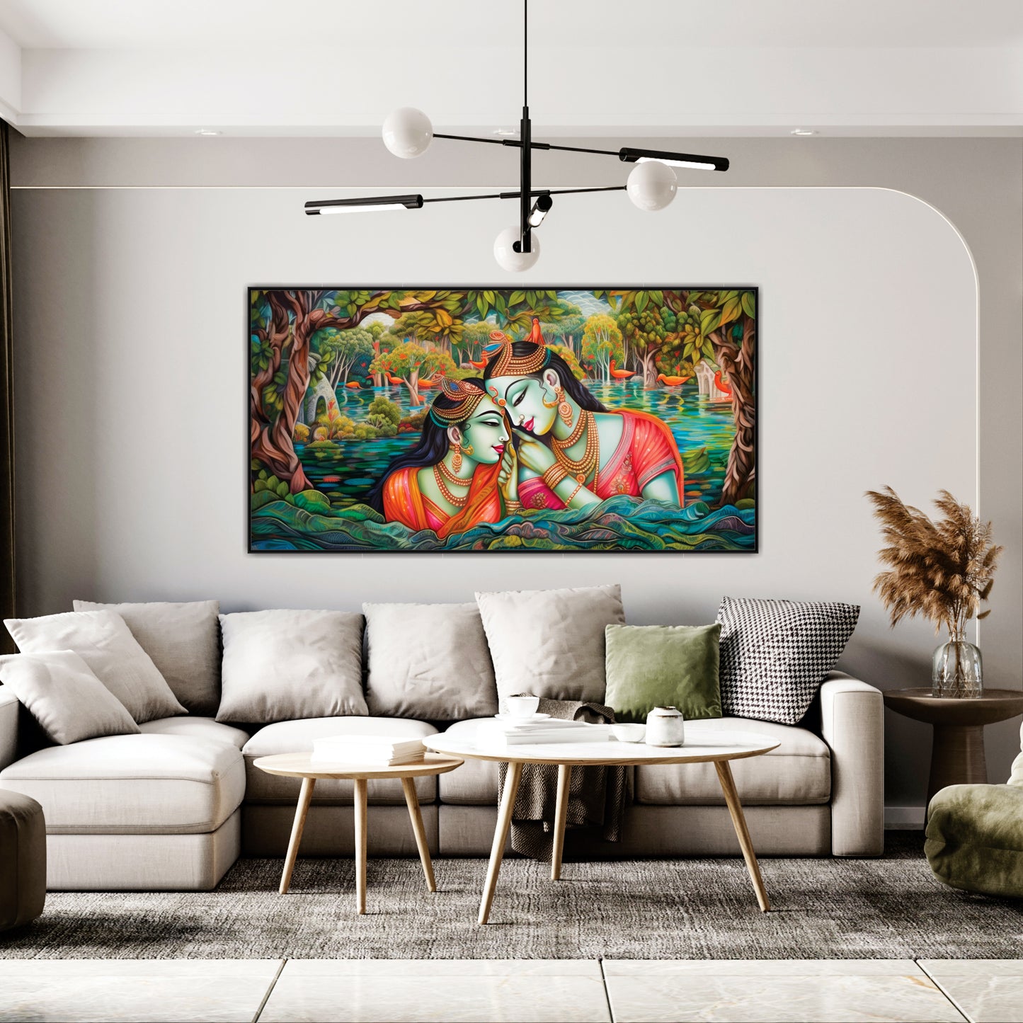 Radha Krishna Canvas Art Wall Painting