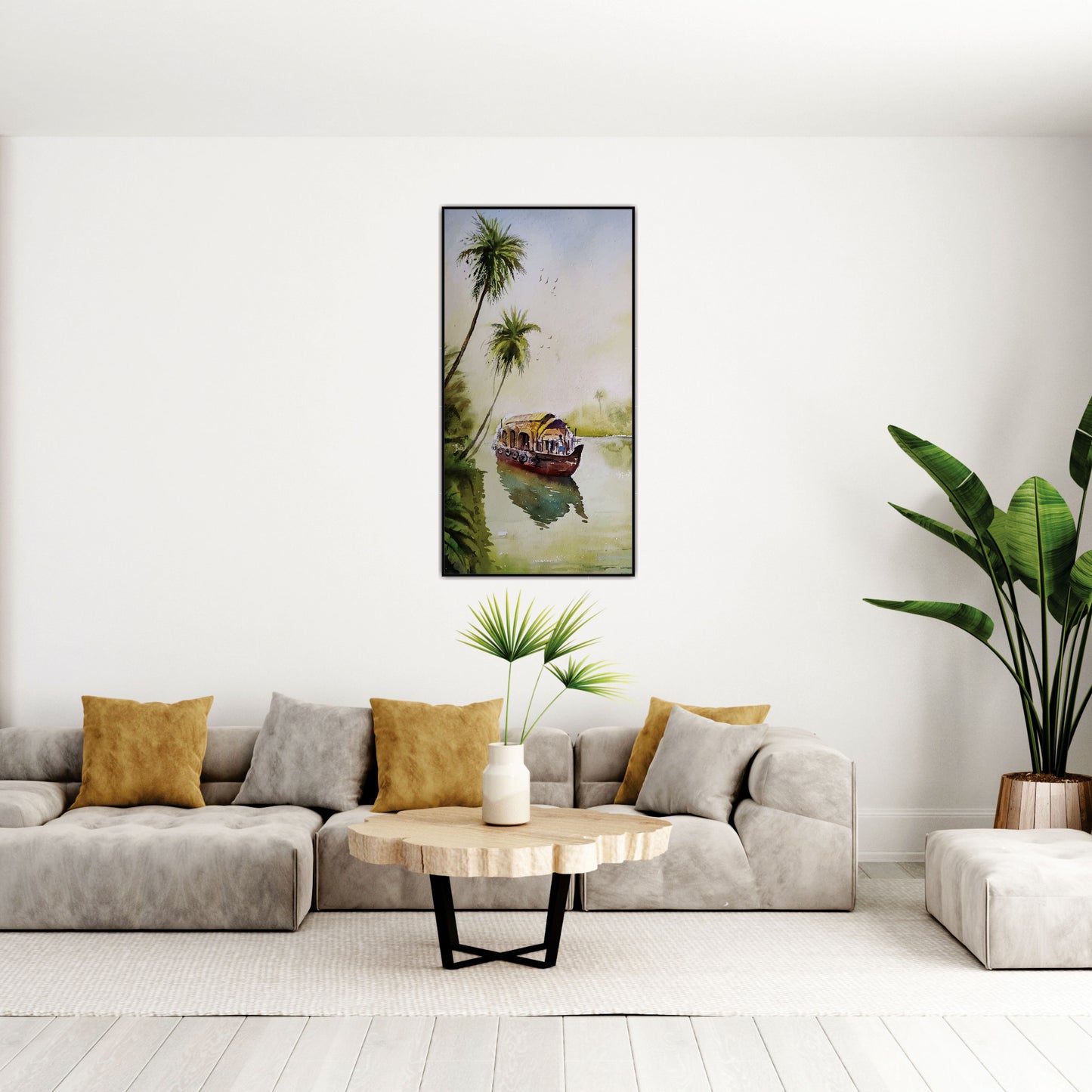 Boating view Canvas Print Wall Painting