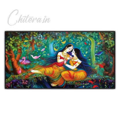 Radha Krishna Canvas Art Wall Painting