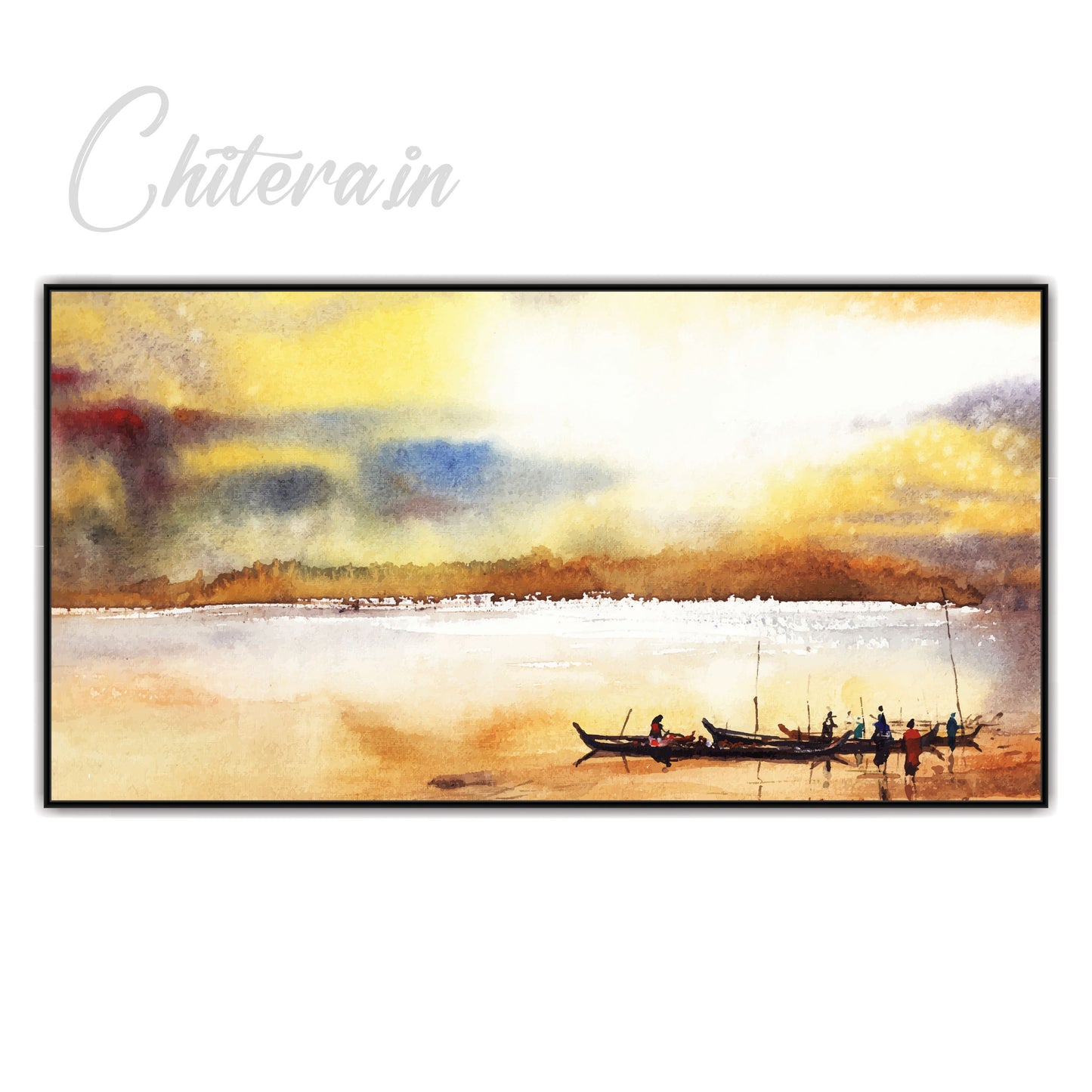 Boating view Canvas Print Wall Painting