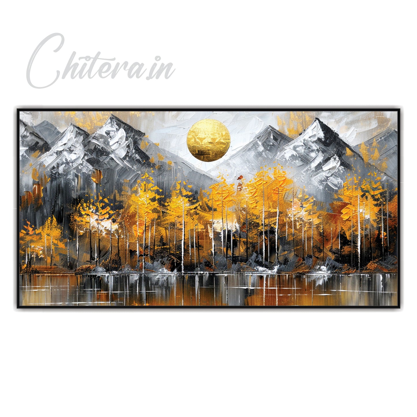 Mountains Nature Canvas Art Wall Painting